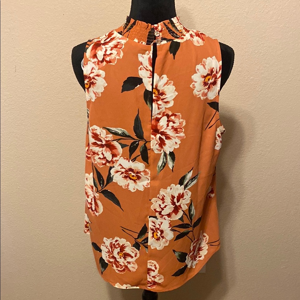 Orange/Peach Sleeveless Blouse StichFix - Picture 3 of 7